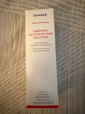 Sonäge Harmony Glycopolymer Solution AHA Toner - White